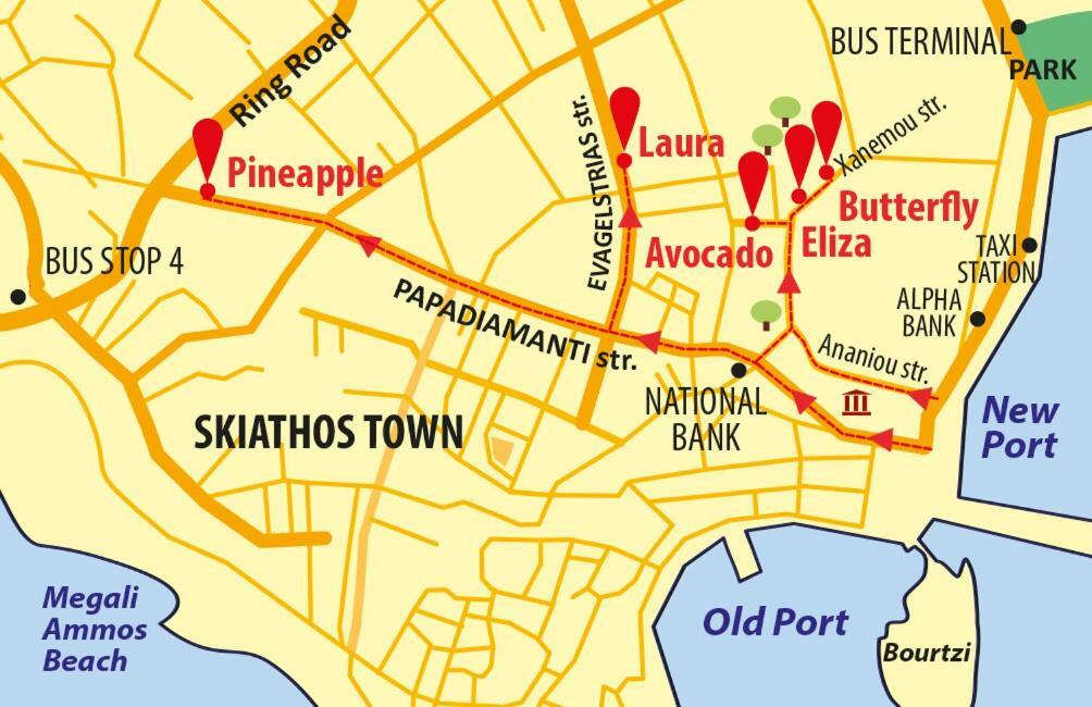 Pineapple Skiathos Экстерьер фото